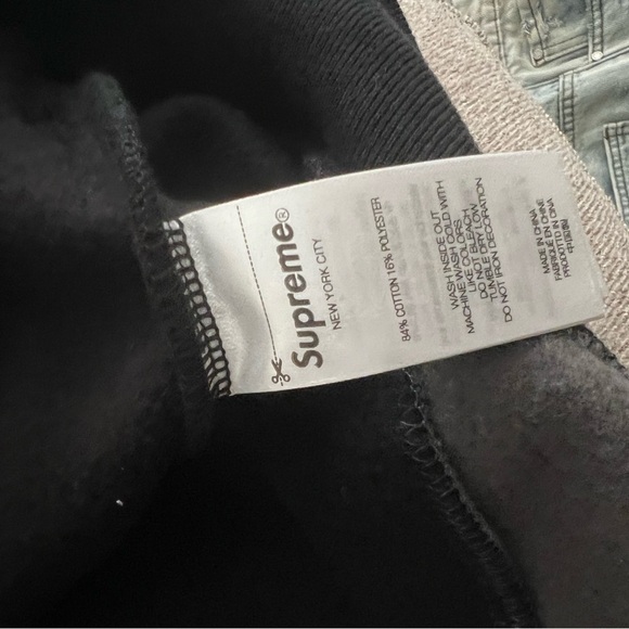 Supreme Equipé Half Zip Sweatshirt Black - Picture 6 of 6